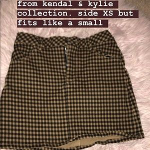 Plaid Mini Skirt